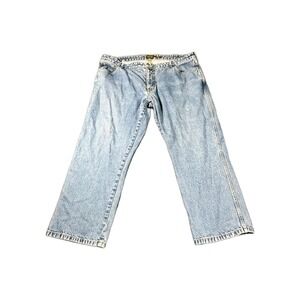 Cabela's Jeans Mens 44x29 Blue Denim Relaxed Fit Medium Wash Straight Leg Casual